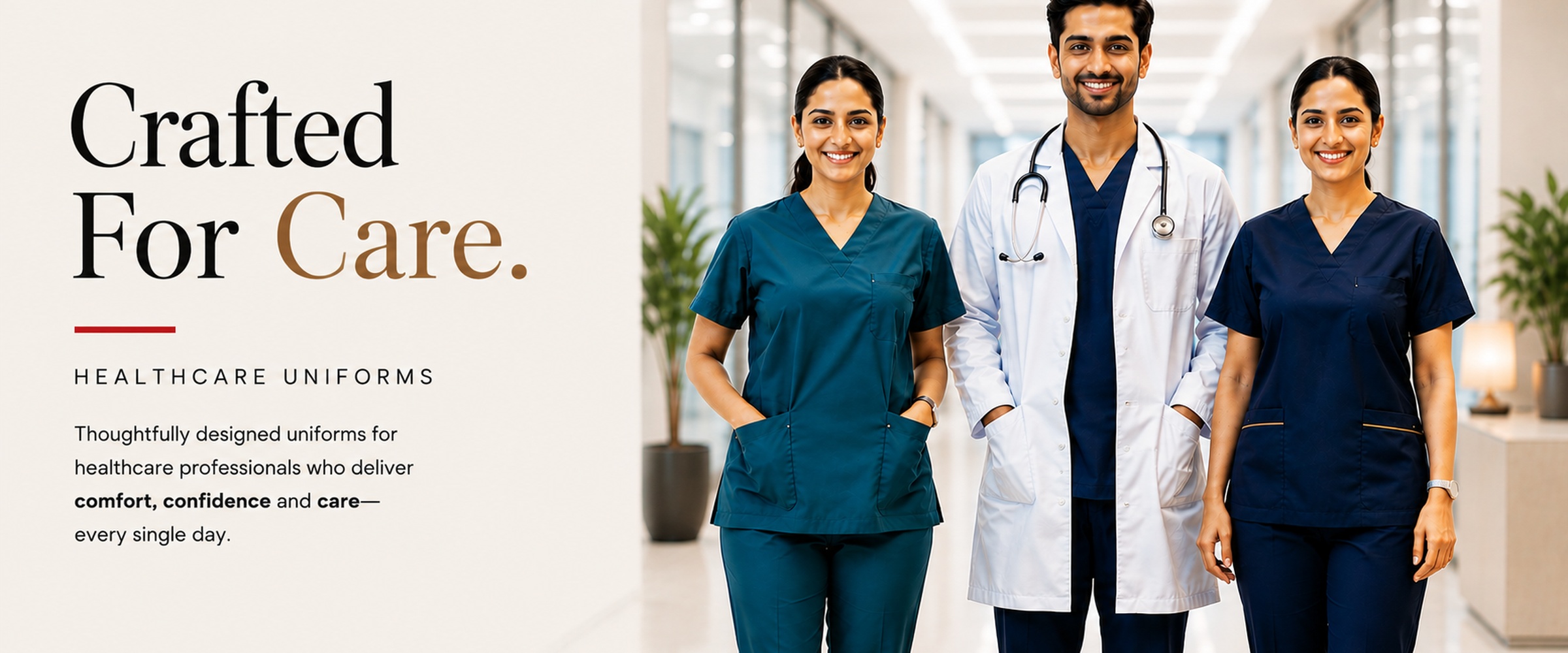 Mechi healthcare uniforms — crafted for care