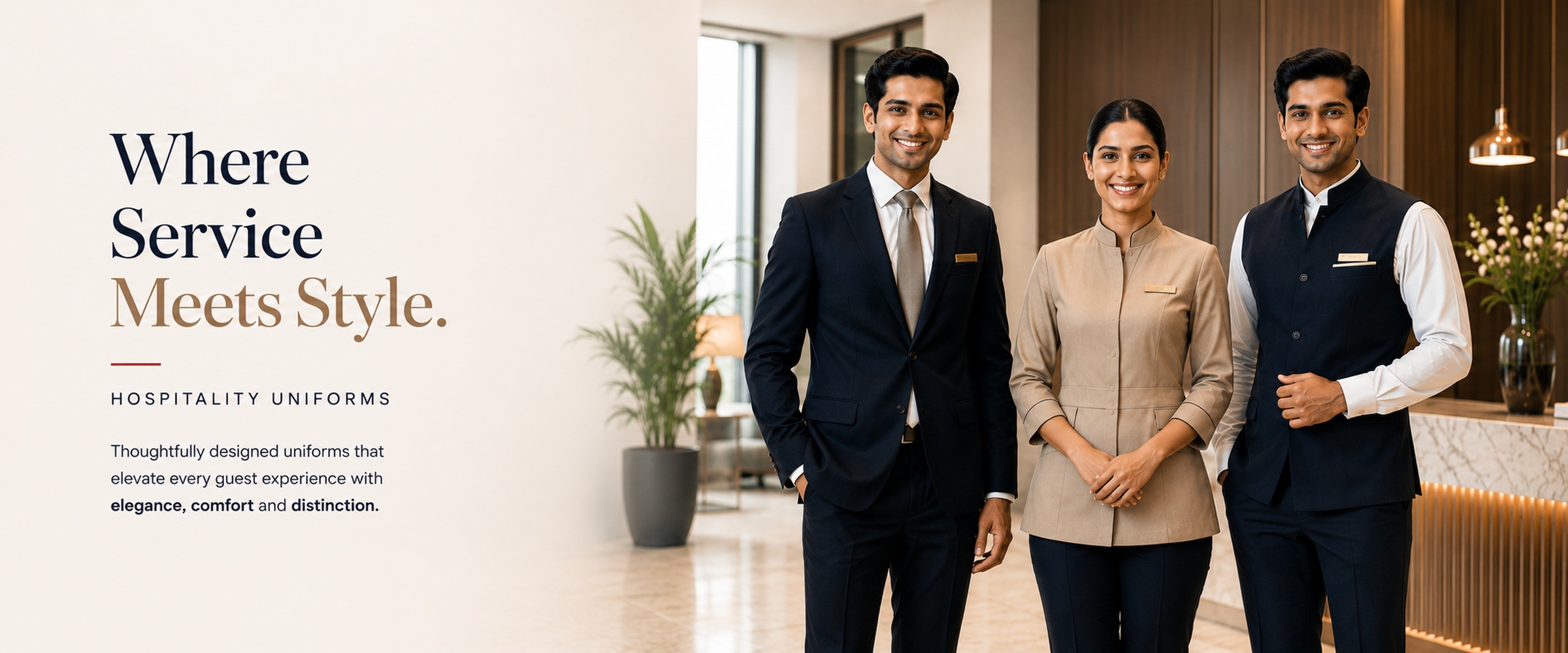 Mechi hospitality uniforms — where service meets style